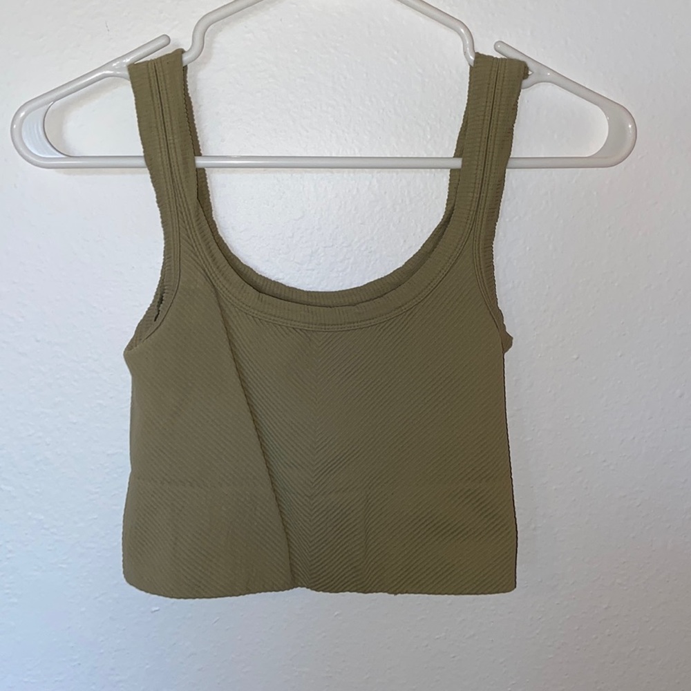 GREEN TANK TOP